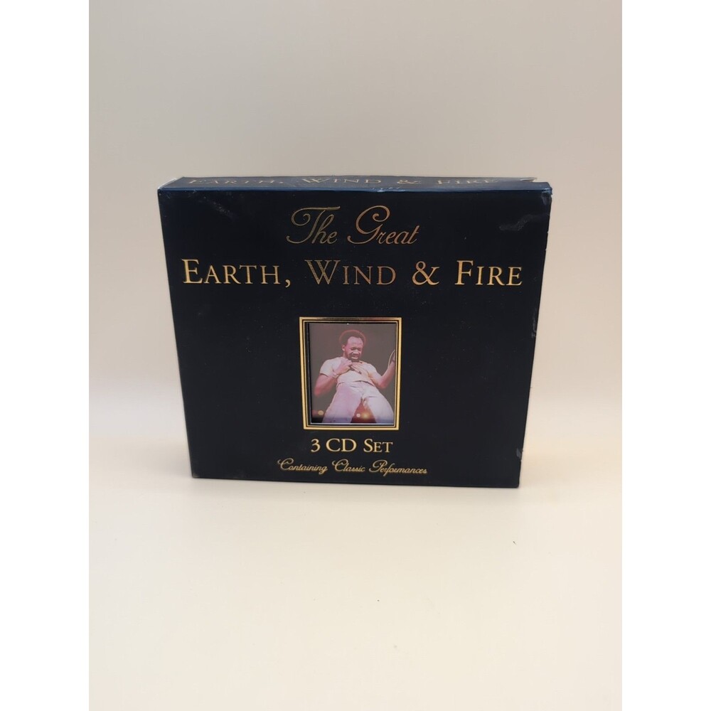 Earth Wind & Fire The Great 3 CD Box Set Classic Performances. Like New
